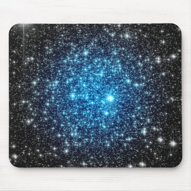 Mousepad Galáxia Azul e Preta (Frente)