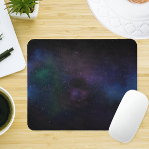Mousepad Galáxia da Nebulosa Véu Celestial Campo Estelar Có