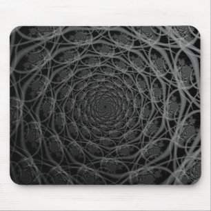 Mousepad Galáxia de Filamentos no Bloco de Mãos Preto e Bra