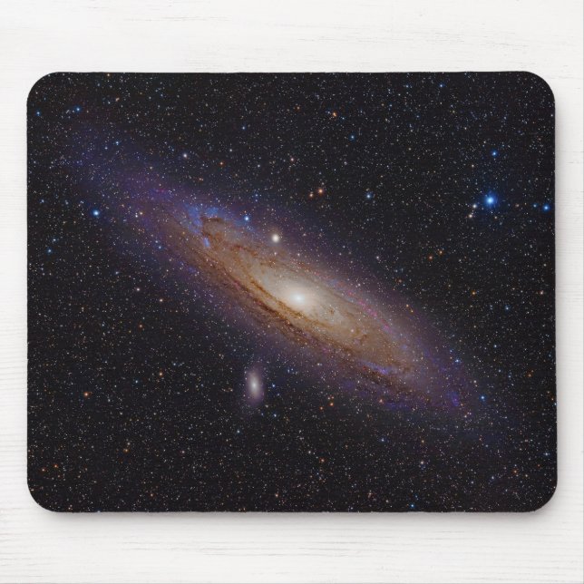 Mousepad Galáxia do Andromeda tomada com o filtro do alfa (Frente)
