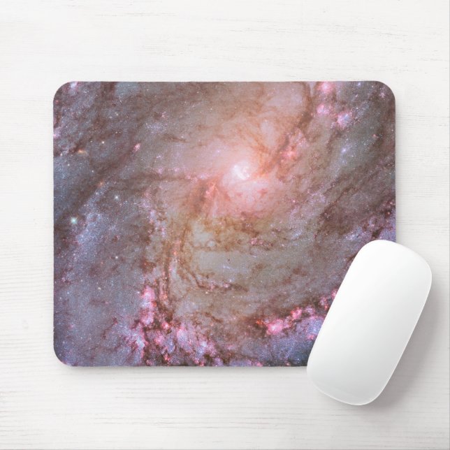 Mousepad Galáxia Espiral M83, Ablaze Com Formação De Estrel (Com mouse)