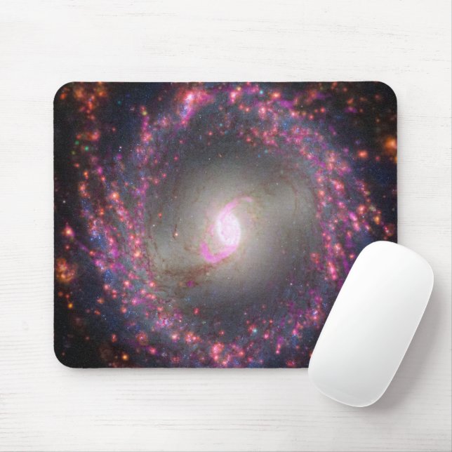 Mousepad Galáxia Espiral Ngc 3351. (Com mouse)