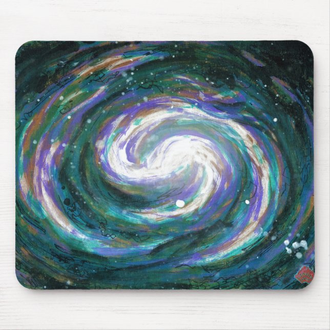 Mousepad Galáxia Espiral no Espaço (Frente)