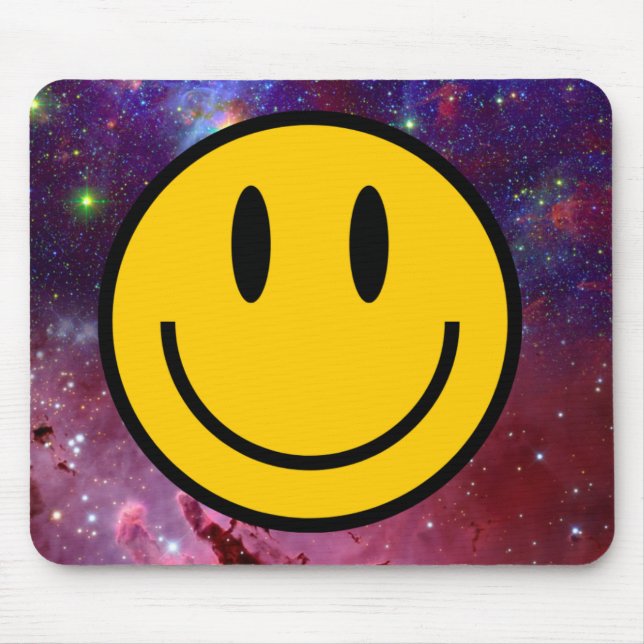 Mousepad Galáxia Sorria Face (Frente)