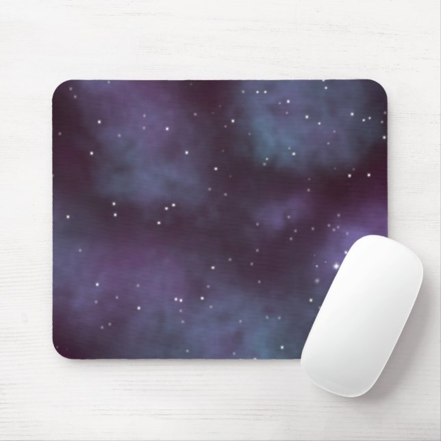 Mousepad Galáxia Violeta Mística Dusty (Com mouse)