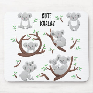 Mousepad galeria de coala Legal Koala, Austral de Suporte