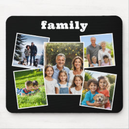 Mousepad Galeria de Imagens da Família 5 Colagem Moderna de