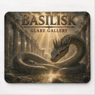 Mousepad Galeria do Olhar Basilisco Realismo Sombrio