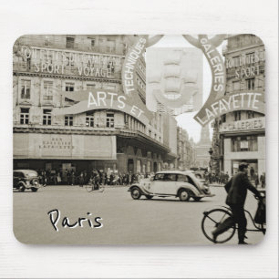 Mousepad Galeries Lafayette Paris Haussmann 1940 Fotografia