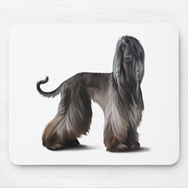 Mousepad Galgo afegão (Frente)