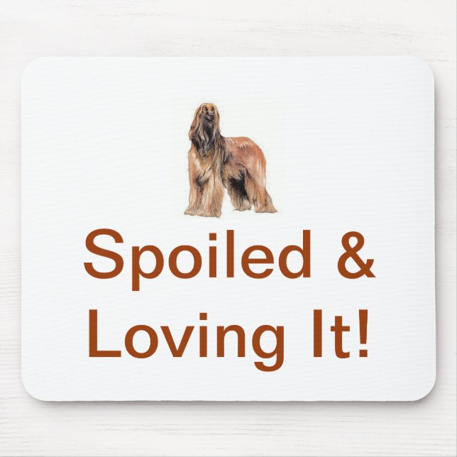 Mousepad Galgo afegão (Frente)