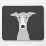 Mousepad Galgo Grego, Galgo Grego italiano ou Cão Beijo<br><div class="desc">Um desenho bonito de uma cinza e um cão branco de desenho animado Greyhound. Atualize seu espaço de trabalho com um novo mouse pad e este design divertido de cachorro. Faz um presente legal para quem ama um Greyhound, um Greyhound italiano ou um Whippet. Confira o Doodle World de Jenn...</div>