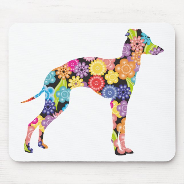 Mousepad Galgo italiano (Frente)