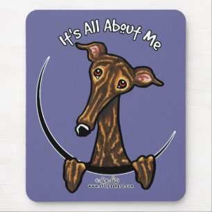 Mousepad Galgo rajado escuro IAAM