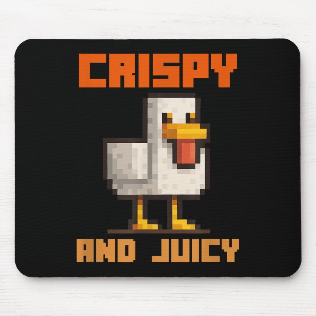 Mousepad Galinha Cozida Em Lava (Frente)