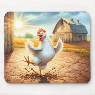 Mousepad Galinha Dançando Em Barnyard