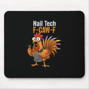 Mousepad Galinha de unha técnica de Ação de Graças Turke F-