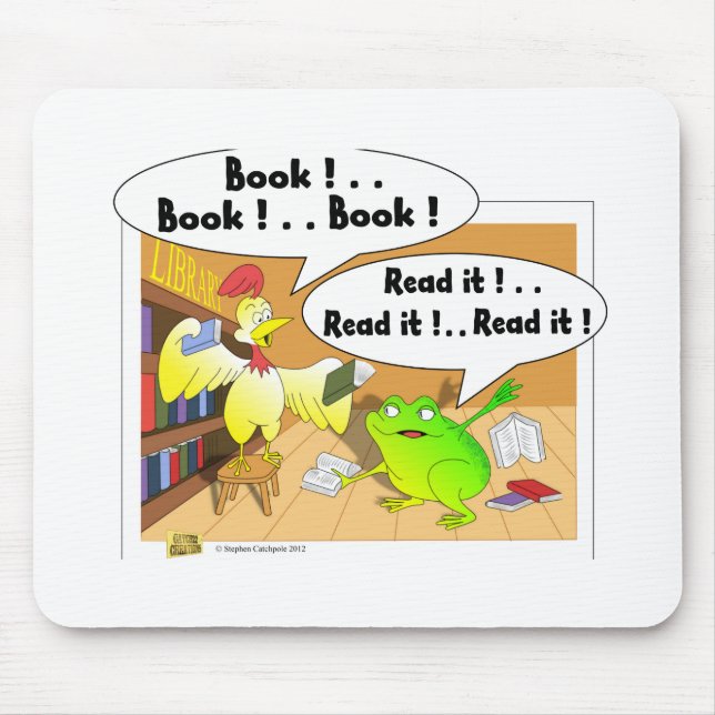 Mousepad Galinha e sapo (Frente)