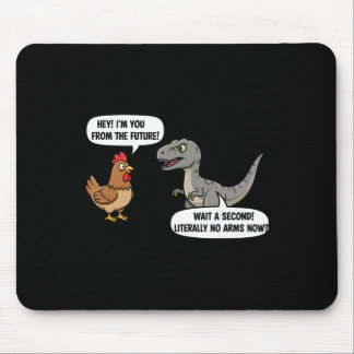 Mousepad Galinha Engraçada Mítica e Pré-Histórica Vs Desenh