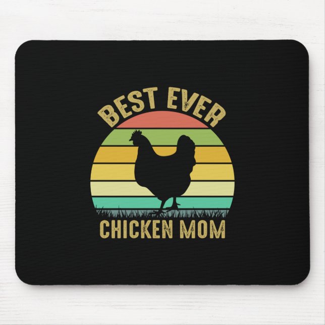 Mousepad Galinha Lover | Melhor Mãe De Frango (Frente)