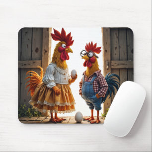 Mousepad Galinhas Com Ovos
