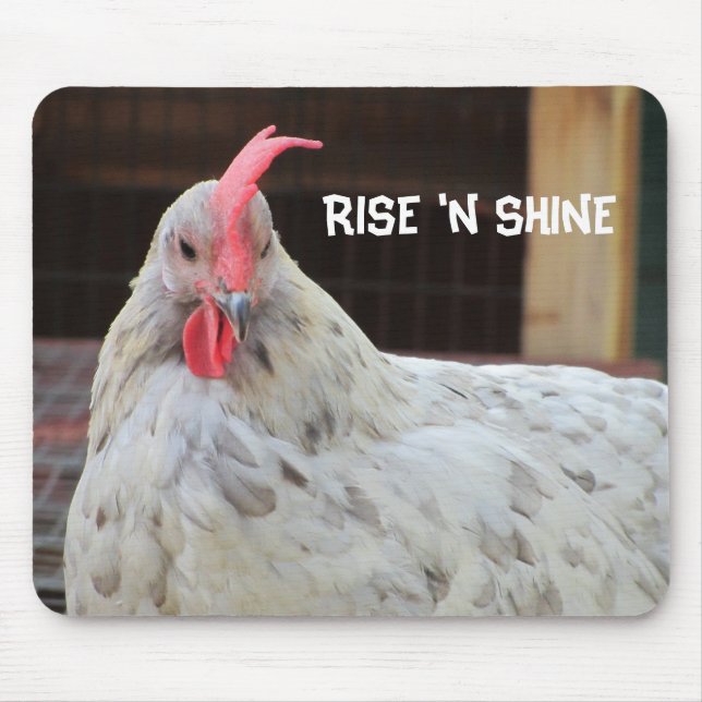 Mousepad Galo com Dito Matinal (Frente)