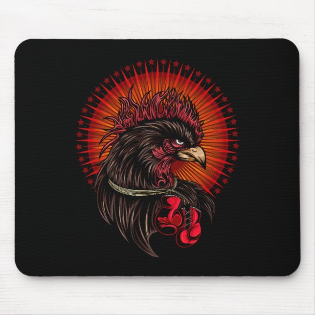 Mousepad Galo de Boxing (Frente)