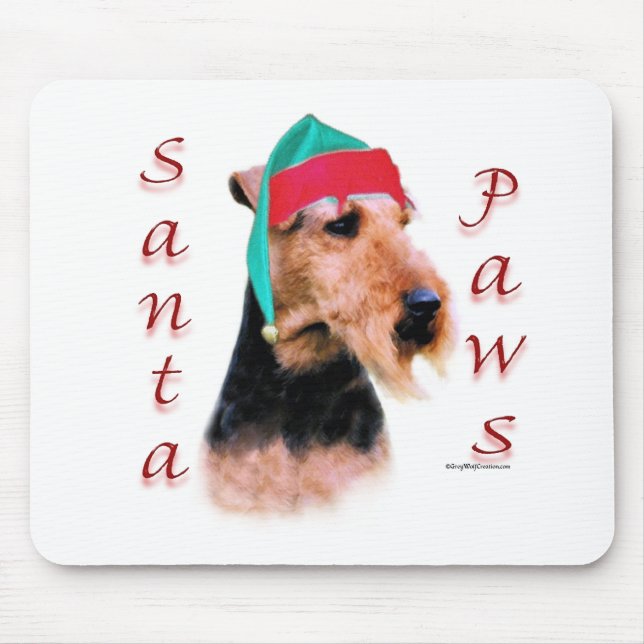 Mousepad Galsh Terrier Papais noeis Paws (Frente)
