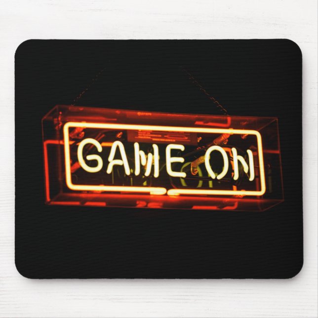 Mousepad Game On Neon Sign Game (Frente)