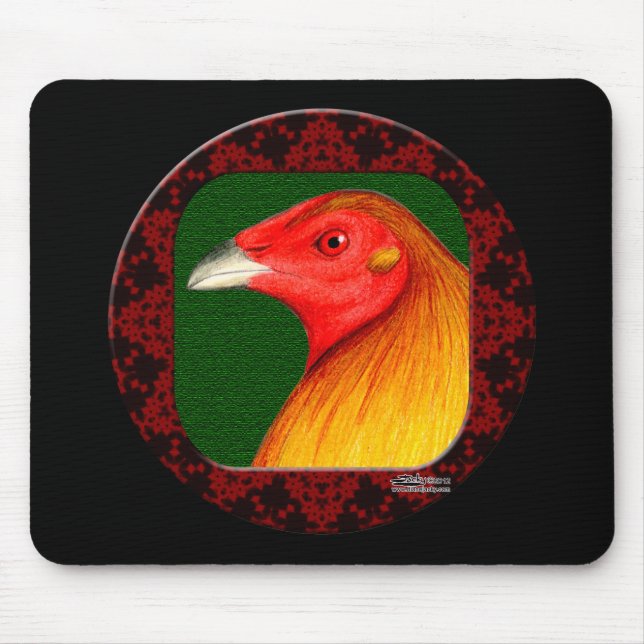 Mousepad Gamecock enquadrado (Frente)