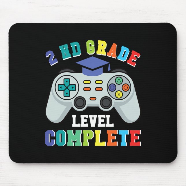 Mousepad Gamer Boys - Nível De Ck Completa Para A Escola (Frente)