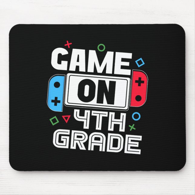 Mousepad Gamer Ck To School Funny Game 4th Grade Kids Boys  (Frente)