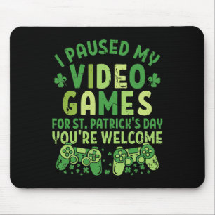 Mousepad Gamer Engraçado Eu Pausei Meus Jogos De Vídeo Para