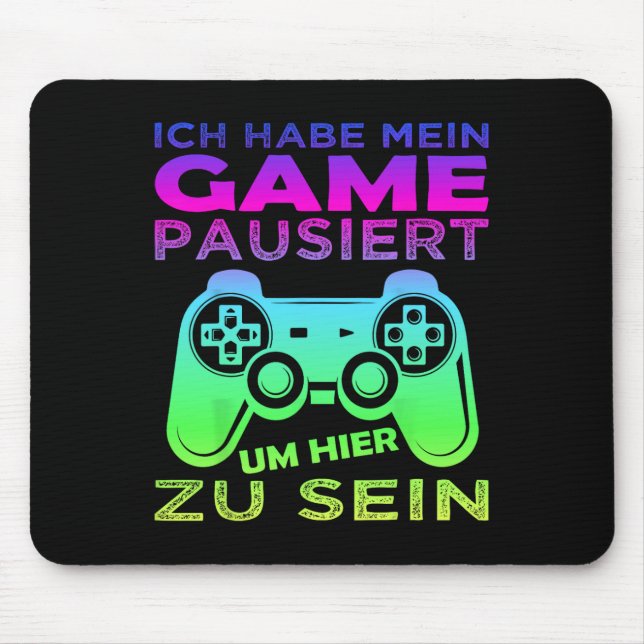 Mousepad Gamer Gamer Gamer Jogos Console Pc - Eu Tenho Meu (Frente)