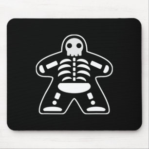 Mousepad Gamer Gift De Conselho De Halloween Com Maçã Osso