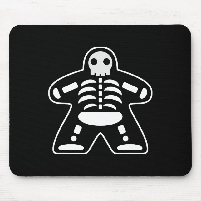 Mousepad Gamer Gift De Conselho De Halloween Com Maçã Osso (Frente)