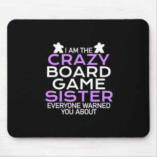 Mousepad Gamer Gift Eu Sou A Irmã Gamer Conselho Louca