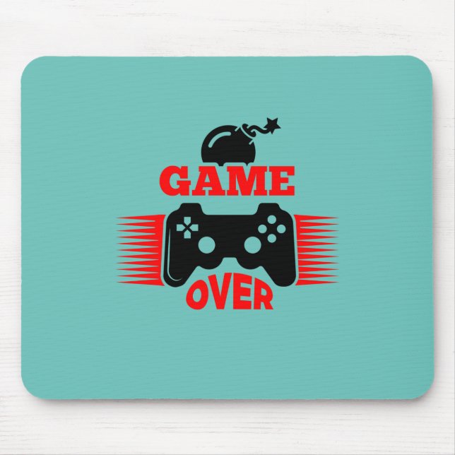 Mousepad Gamer Gift Game Over (Frente)