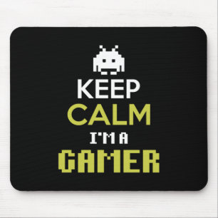 Mousepad Gamer Gift Mantenha Calma Eu Sou Um Jogador