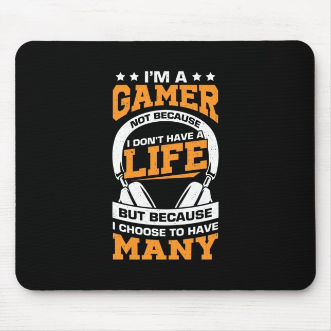 Mousepad Gamer Gift | Orgulho De Eu Ser Um Jogador (Frente)