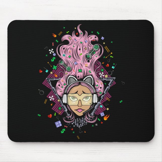 Mousepad Gamer Girl (Frente)