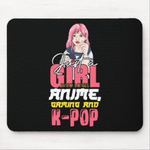 Mousepad Gamer Girl É Apenas Uma Menina Que Ama Os Jogos De