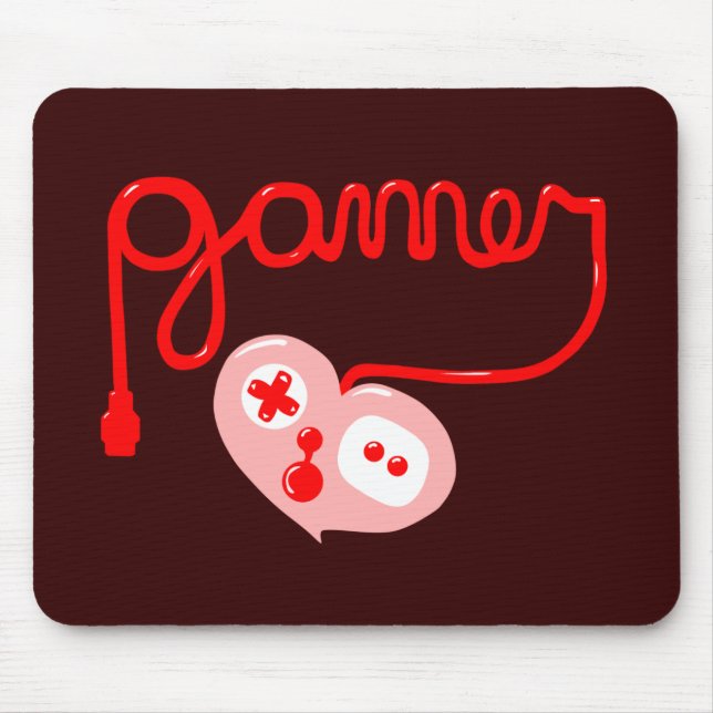 Mousepad Gamer Heart (Frente)