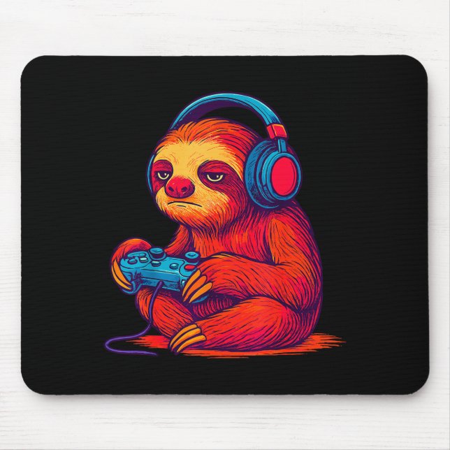 Mousepad Gamer Sloth  (Frente)