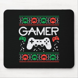 Mousepad Gamer Ugly Christmas Sweater Retro Video Game Xmas
