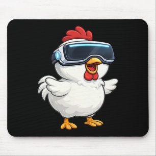 Mousepad Gamer Vr de Frango de Desenho Animado Fofo