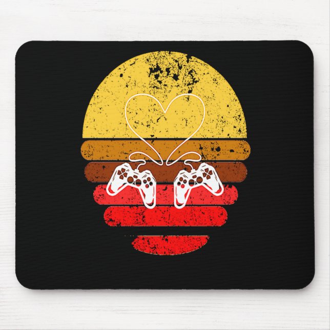 Mousepad Gamers Valentine Valentines Day For Gamers 1  (Frente)