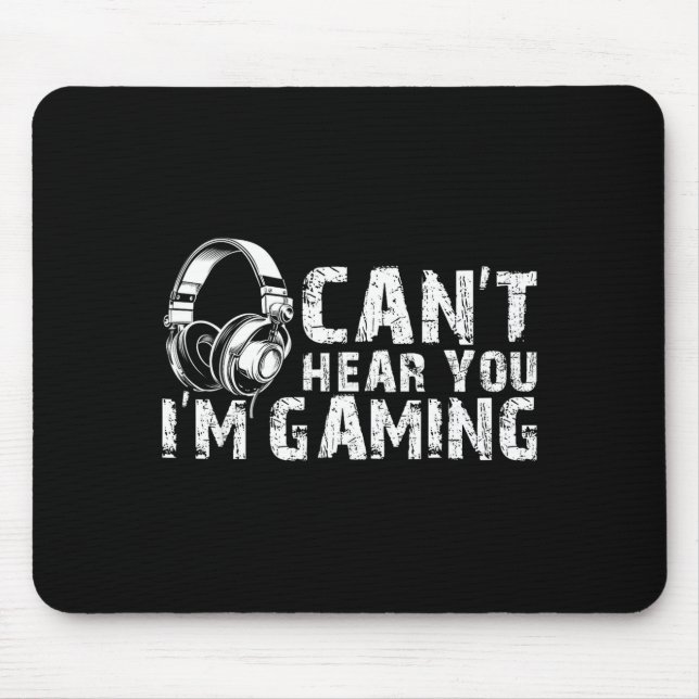 Mousepad Gaming Zone Focus Gamer Tee Funny Quote  (Frente)
