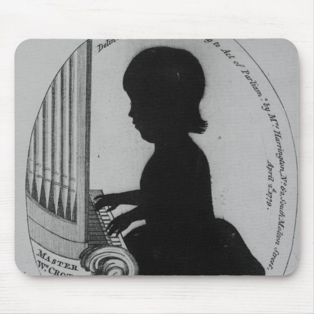 Mousepad Gancho de William que joga o órgão (Frente)