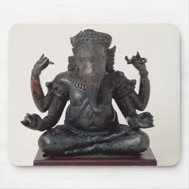 Mousepad Ganesh, 12th-early século XIII atrasado, Angkor (Frente)